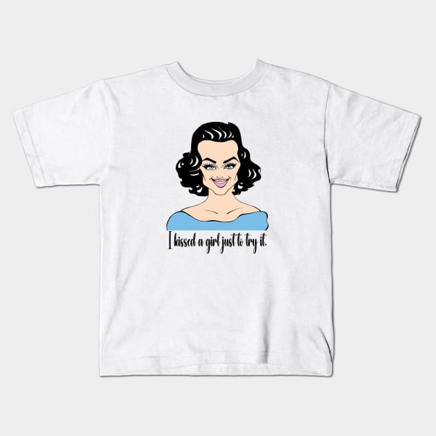 KATY PERRY FAN ART!!! Kids T-Shirt by cartoonistguy